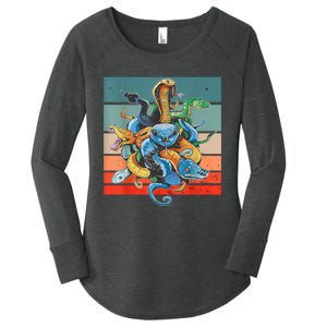 Snake Species Women's Perfect Tri Tunic Long Sleeve Shirt