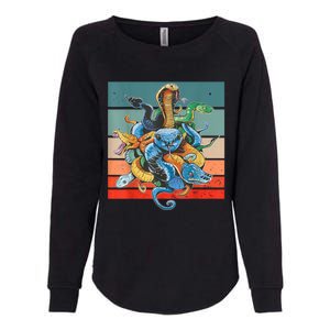 Snake Species Womens California Wash Sweatshirt