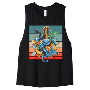 Snake Species Women's Racerback Cropped Tank