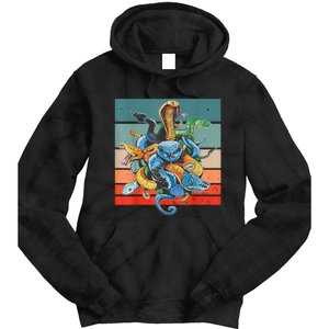 Snake Species Tie Dye Hoodie