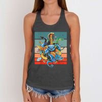 Snake Species Women's Knotted Racerback Tank