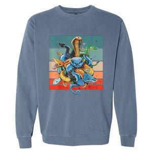 Snake Species Garment-Dyed Sweatshirt