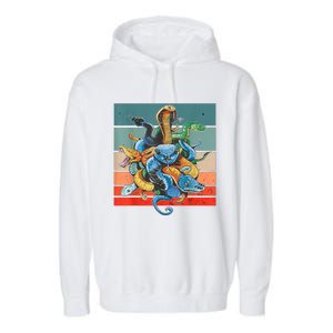 Snake Species Garment-Dyed Fleece Hoodie