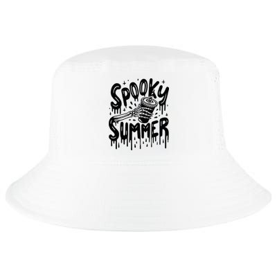 Summerween Spooky Summer Skeleton With Iced Coffee Cool Comfort Performance Bucket Hat