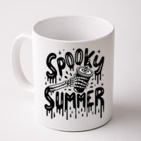 Summerween Spooky Summer Skeleton With Iced Coffee Mug