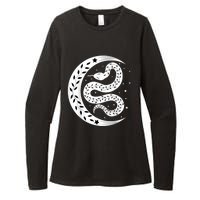 Snake Stars Sky Half Moon Herpetologist Reptile Lover Womens CVC Long Sleeve Shirt