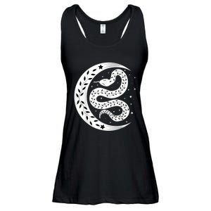 Snake Stars Sky Half Moon Herpetologist Reptile Lover Ladies Essential Flowy Tank