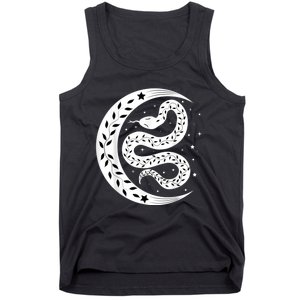 Snake Stars Sky Half Moon Herpetologist Reptile Lover Tank Top