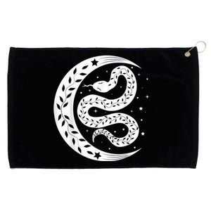 Snake Stars Sky Half Moon Herpetologist Reptile Lover Grommeted Golf Towel