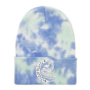 Snake Stars Sky Half Moon Herpetologist Reptile Lover Tie Dye 12in Knit Beanie