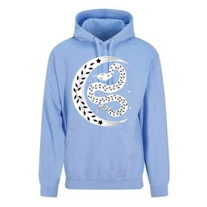 Snake Stars Sky Half Moon Herpetologist Reptile Lover Unisex Surf Hoodie