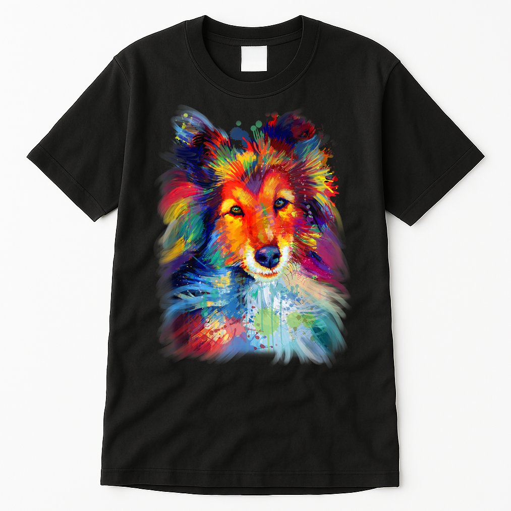 Sheltie Shetland Sheepdog For A Sheltie Mom Tall T-Shirt
