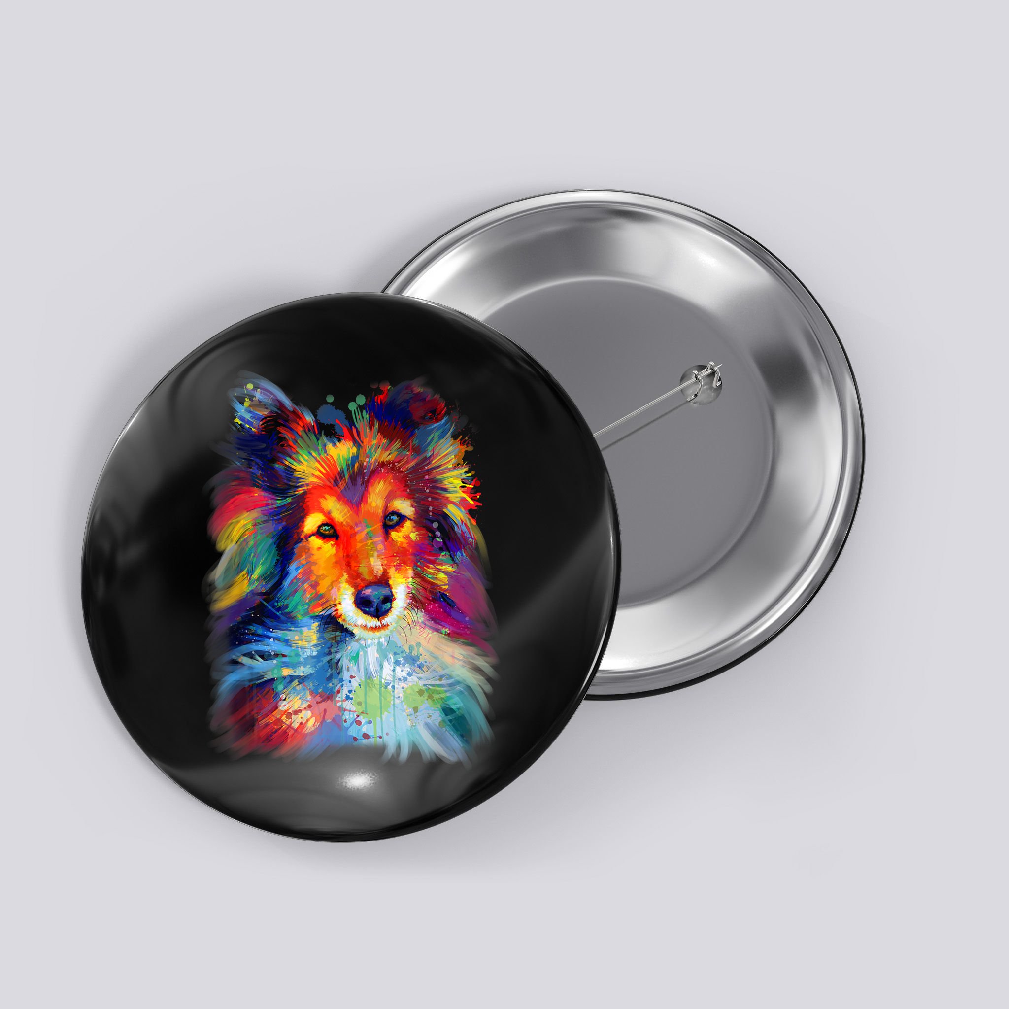 Sheltie Shetland Sheepdog For A Sheltie Mom Button