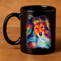 Sheltie Shetland Sheepdog For A Sheltie Mom 11oz C Handle Ceramic Mug