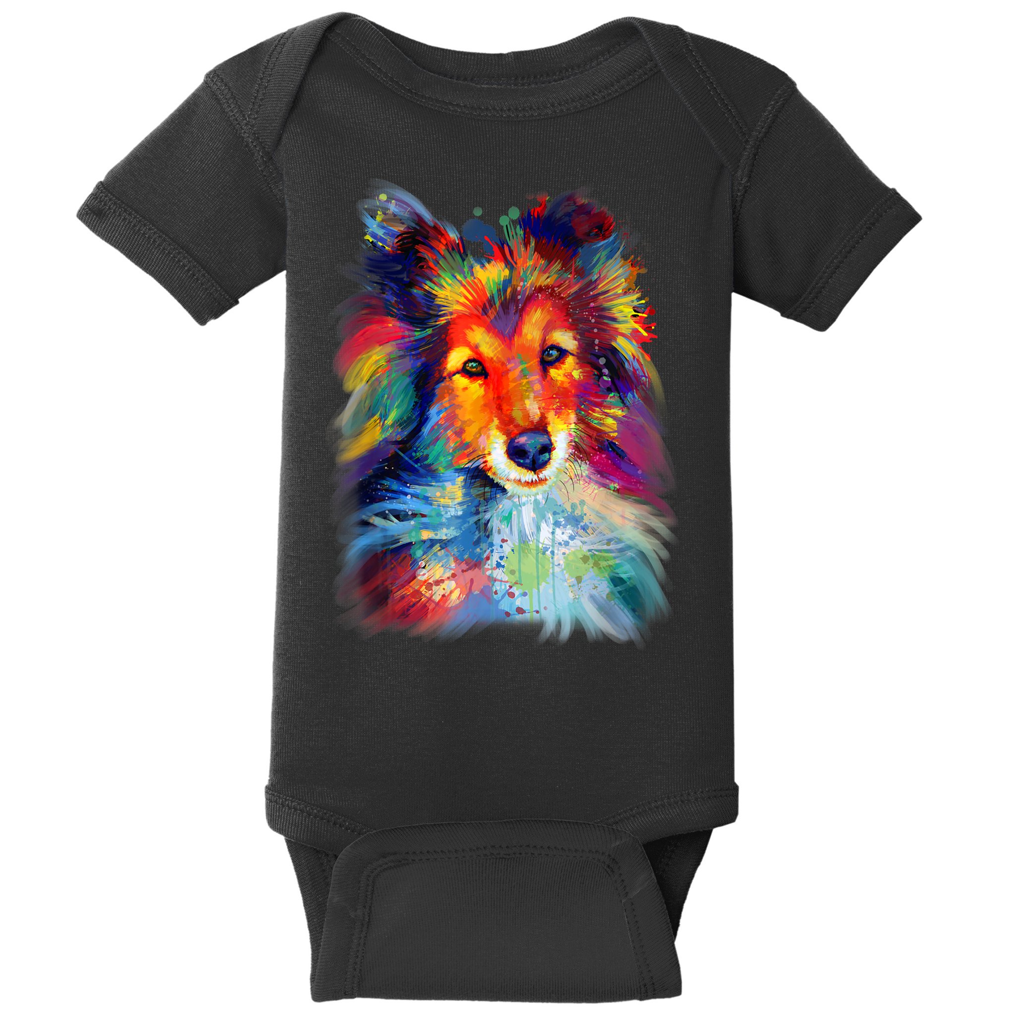 Sheltie Shetland Sheepdog For A Sheltie Mom Baby Bodysuit