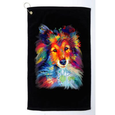 Sheltie Shetland Sheepdog For A Sheltie Mom Golf Towel