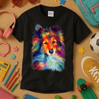 Sheltie Shetland Sheepdog For A Sheltie Mom Kids T-Shirt