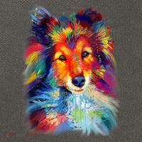 Sheltie Shetland Sheepdog For A Sheltie Mom Cotton Canvas Backpack