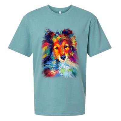 Sheltie Shetland Sheepdog For A Sheltie Mom Sueded Cloud Jersey T-Shirt