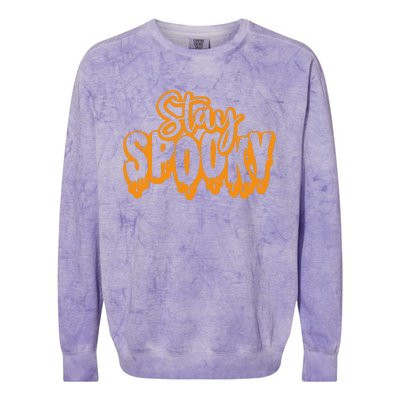 Stay Spooky Colorblast Crewneck Sweatshirt