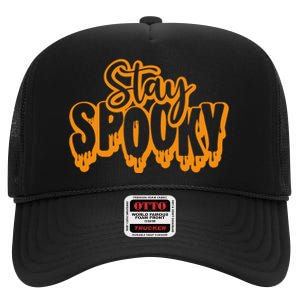 Stay Spooky High Crown Mesh Back Trucker Hat