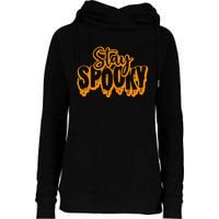 Stay Spooky Womens Funnel Neck Pullover Hood