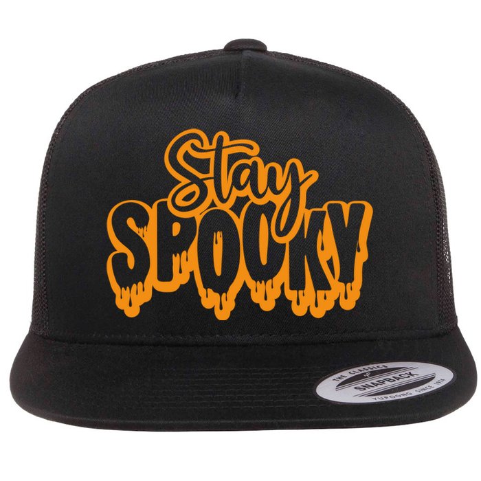 Stay Spooky Flat Bill Trucker Hat