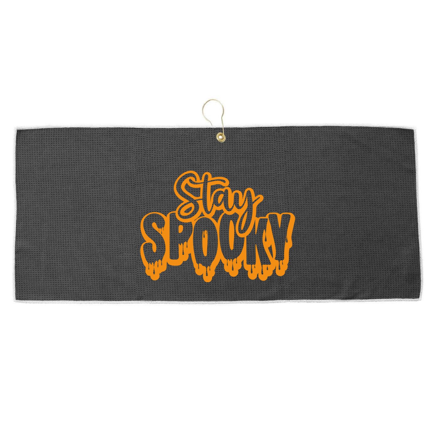 Stay Spooky Large Microfiber Waffle Golf Towel