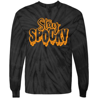 Stay Spooky Tie-Dye Long Sleeve Shirt