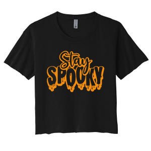 Stay Spooky Women's Crop Top Tee