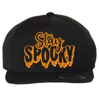 Stay Spooky Wool Snapback Cap