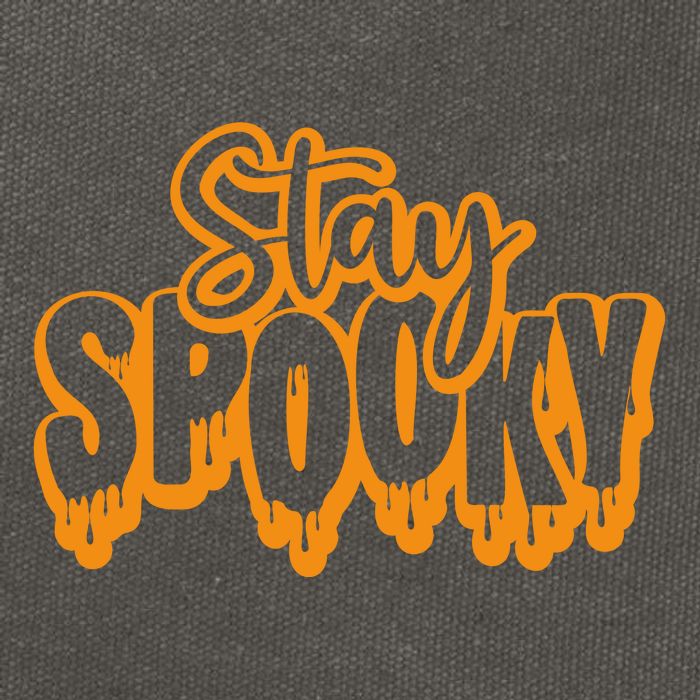 Stay Spooky Cotton Canvas Backpack