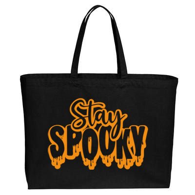 Stay Spooky Cotton Canvas Jumbo Tote