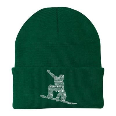 Snowboard Snowboarder Snowboarding Knit Cap Winter Beanie