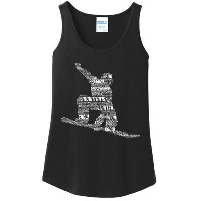 Snowboard Snowboarder Snowboarding Ladies Essential Tank