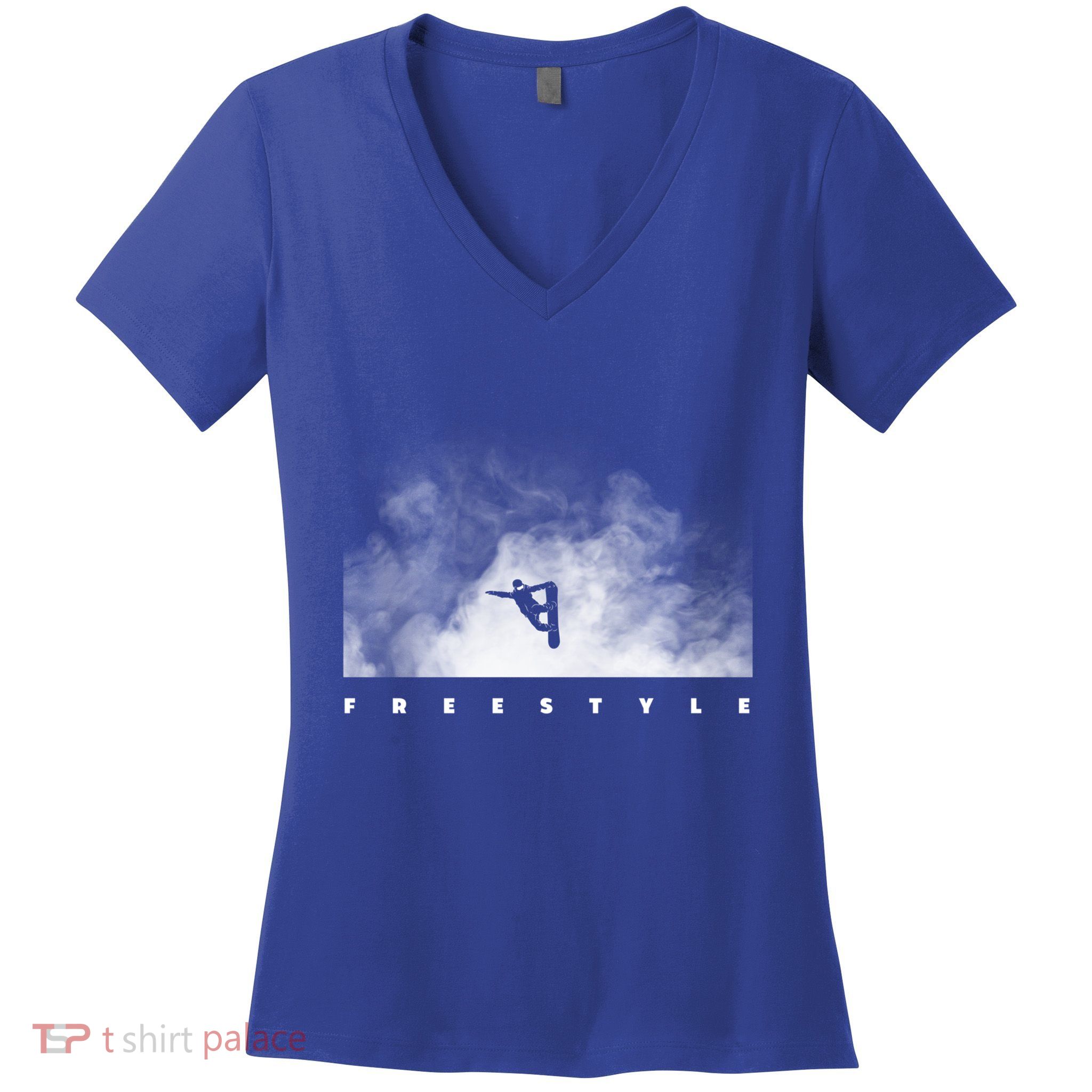 Snowboard Snowboarding Snowboarder Snowboard Gift Women's V-Neck T-Shirt