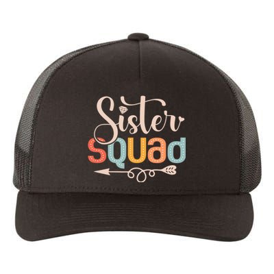 Sister Squad Sis Siblings Family Bestfriends Yupoong Adult 5-Panel Trucker Hat