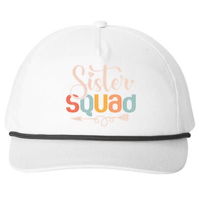 Sister Squad Sis Siblings Family Bestfriends Snapback Five-Panel Rope Hat