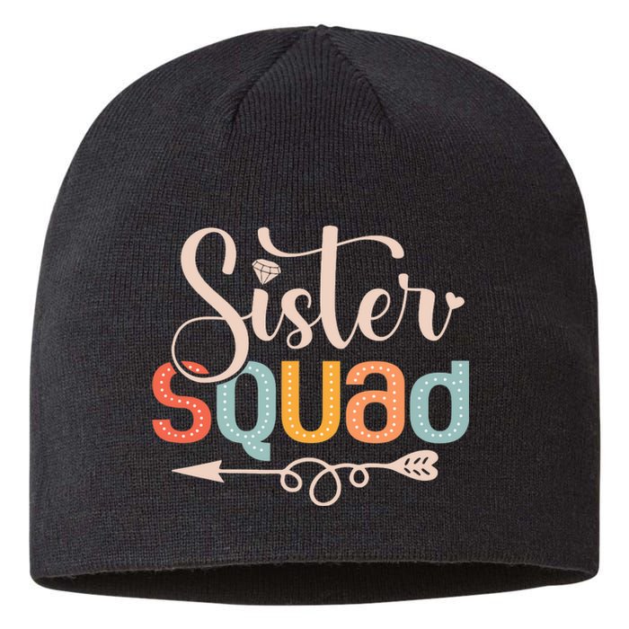 Sister Squad Sis Siblings Family Bestfriends Sustainable Beanie