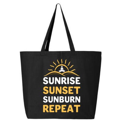 Sunrise Sunset Sunburn Repeat Gift 25L Jumbo Tote