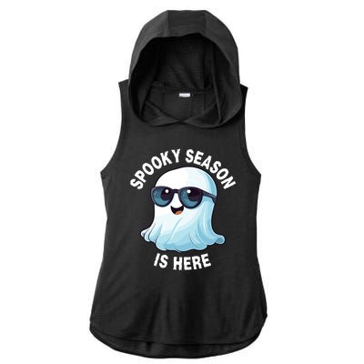 Stay Spooky Spooky Boo Graveyard And Spooky Haunted House Funny Halloween Ladies PosiCharge Tri-Blend Wicking Draft Hoodie Tank