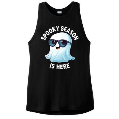 Stay Spooky Spooky Boo Graveyard And Spooky Haunted House Funny Halloween Ladies PosiCharge Tri-Blend Wicking Tank