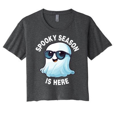 Stay Spooky Spooky Boo Graveyard And Spooky Haunted House Funny Halloween Women's Crop Top Tee