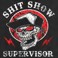 Shit Show Supervisor Skull Cool Comfort Performance Bucket Hat