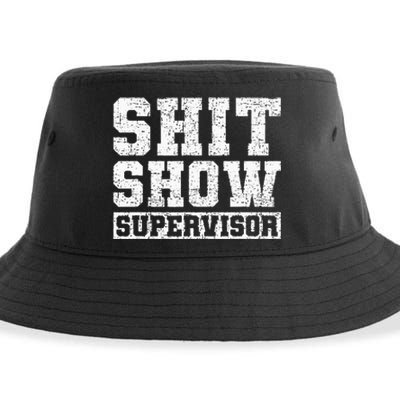 Shit Show Supervisor Funny Parent Boss Manager Teacher Gifts Sustainable Bucket Hat