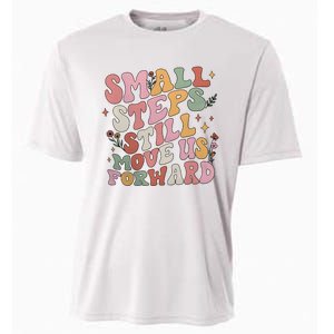 Small Steps Still Move Us Forward Cooling Performance Crew T-Shirt