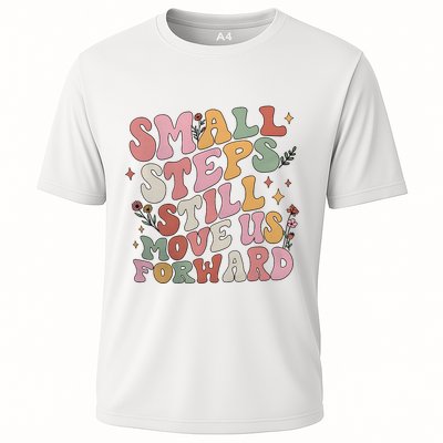 Small Steps Still Move Us Forward Cooling Performance Crew T-Shirt