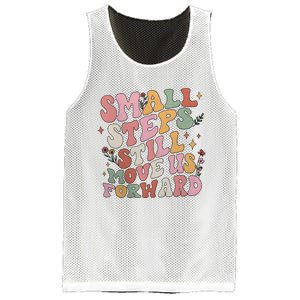 Small Steps Still Move Us Forward Mesh Reversible Basketball Jersey Tank