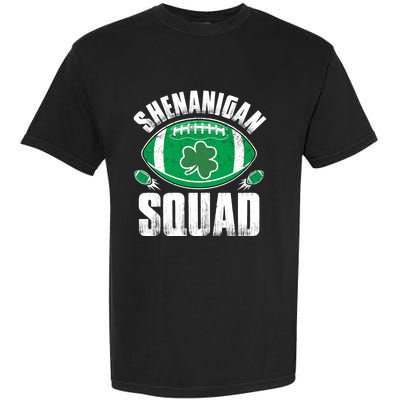 Shenanigan Squad St Patricks Day Funny American Football Gift Garment-Dyed Heavyweight T-Shirt