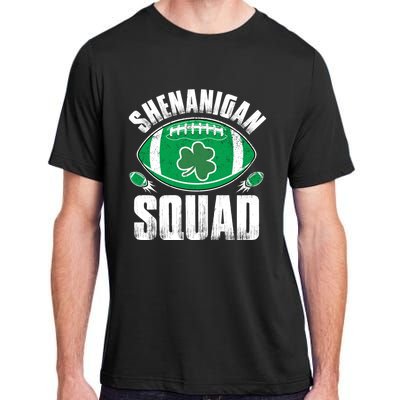 Shenanigan Squad St Patricks Day Funny American Football Gift Adult ChromaSoft Performance T-Shirt